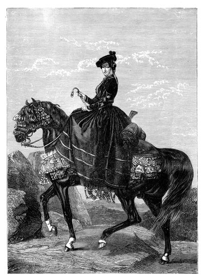 Kaiserin Eugenie de Montijo 1826-1920 von Unbekannt
