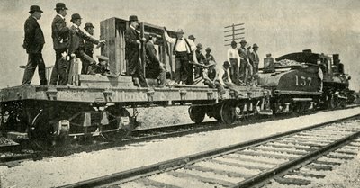 Auf dem Weg zum Freiluftstudio, 1901 von Unbekannt