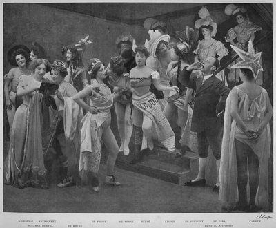 En Scene Pour Le Trois!, 1900 von Unbekannt