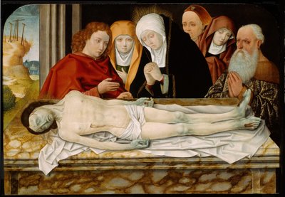 Grablegung, 1500-1505 von Unbekannt