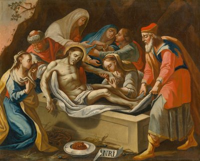 Die Grablegung Christi von Unbekannt