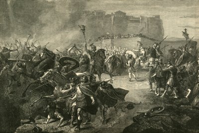 Einzug des Belisarius in Rom, 536 n. Chr., 1890 von Unbekannt