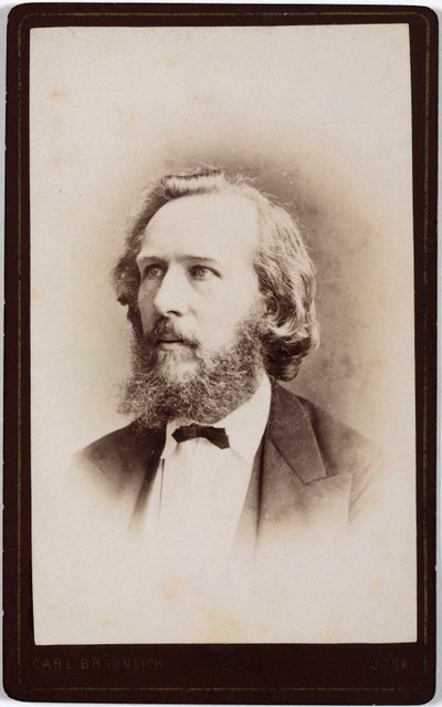 Ernst Haeckel, deutscher Naturforscher, ca. 1860er von Unbekannt