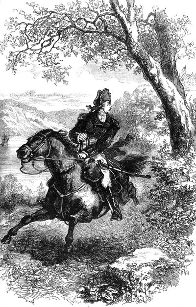 Flucht von Benedict Arnold, 1780 von Unbekannt