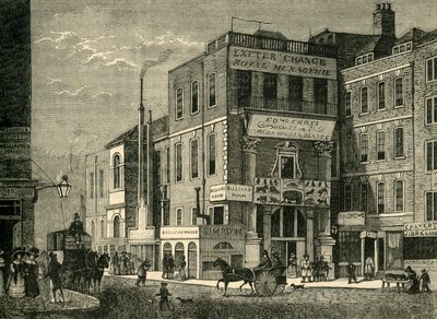 Exeter Change im Jahr 1826, 1881 von Unbekannt