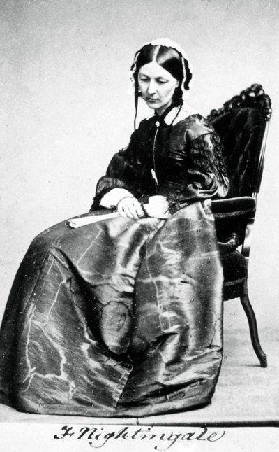 Florence Nightingale 1820-1910, 1854 von Unbekannt