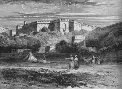 Fort Rhotas, in der Nähe von Chillianwallah, ca. 1880 von Unbekannt