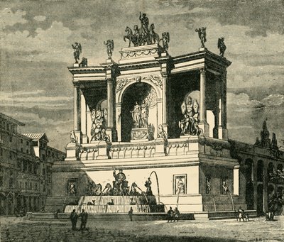 Brunnen des Alexander Severus, Rom von Unbekannt