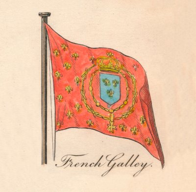 Französische Galeere von Unbekannt