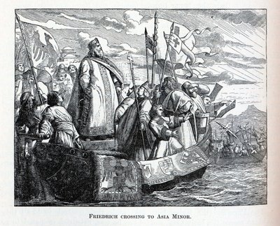 Friedrich überquert nach Kleinasien, 1882 von Unbekannt