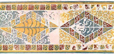 Fries in der Kirche von Saint-Pierre-de-Clages, Schweiz, 1928 von Unbekannt