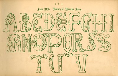 Aus der Bibliothek der Minerva, Rom, 1862 von Unbekannt