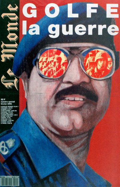 Titelseite von Le Monde, Februar 1991 von Unbekannt