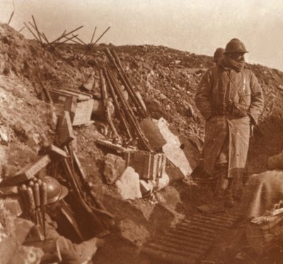 Frontlinie, Vauquois, Nordfrankreich, ca. 1914-1918 von Unbekannt