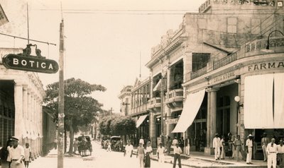 Garcia-Straße, Guantanamo, Kuba, um 1900 von Unbekannt
