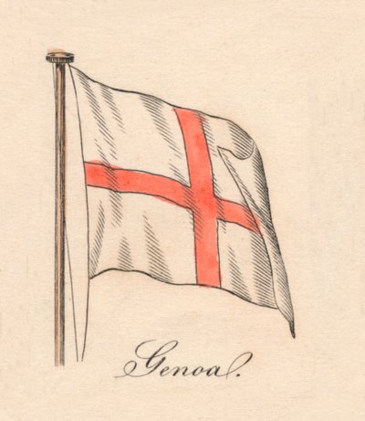 Genua, 1838 von Unbekannt