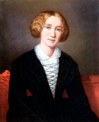 George Eliot als junge Frau, um 1840 von Unbekannt