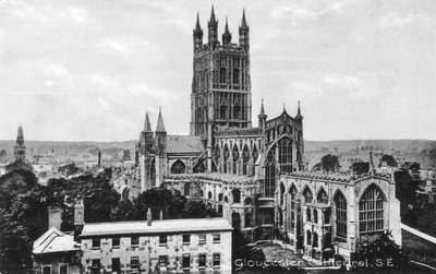 Kathedrale von Gloucester, Gloucester, Gloucestershire, frühes 20. Jahrhundert von Unbekannt