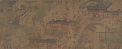 Flussaufwärts zum Qingming-Fest von Unbekannt