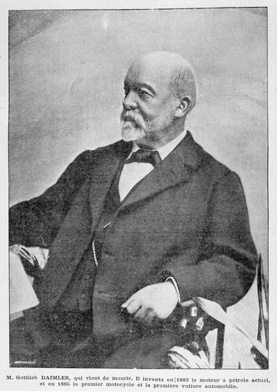 Gottlieb Daimler, deutscher Industrie-Pionier von Unbekannt