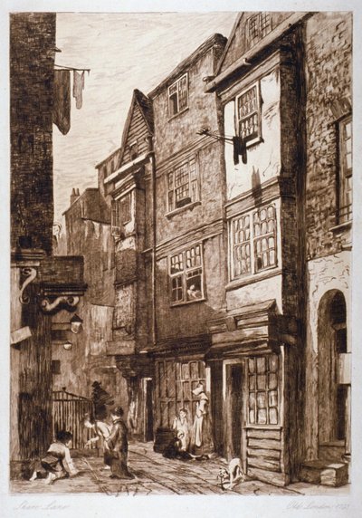Great Shire Lane, City of London, 1793 von Unbekannt