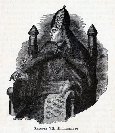 Gregor VII. Hildebrand, 1882 von Unbekannt