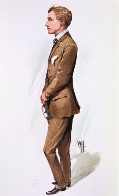 Gustave Hamel, britischer Luftfahrtpionier, 1913 von Unbekannt