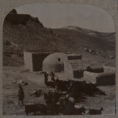 Gasthaus auf halbem Weg der Reise nach Jericho, ca. 1900 von Unbekannt