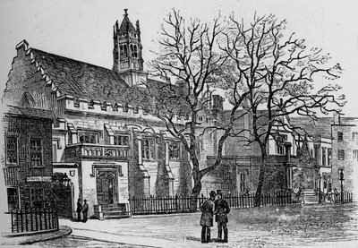 Halle und Bibliothek, Grays Inn, 1890 von Unbekannt