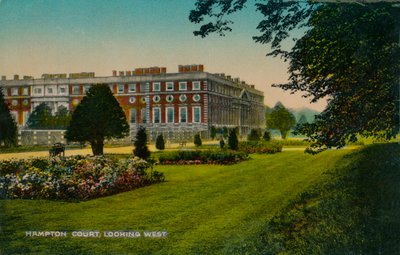 Hampton Court, Blick nach Westen, ca. 1910 von Unbekannt