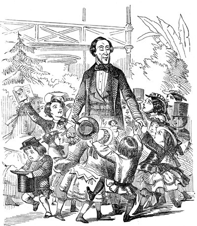 Hans Christian Andersen 1805-1875, dänischer Autor, 1857 von Unbekannt