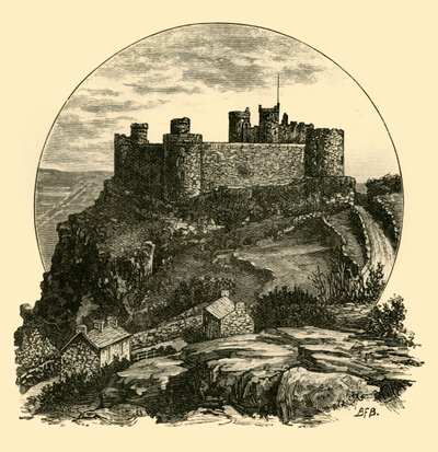 Harlech Castle, 1898 von Unbekannt