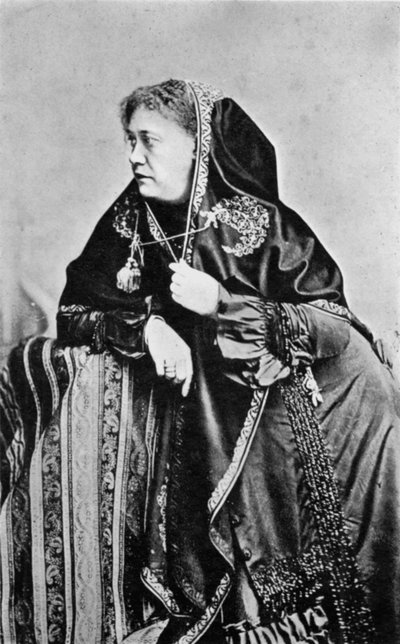 Helena Petrovna Blavatsky, russisch-amerikanische Theosophin, 1875 von Unbekannt