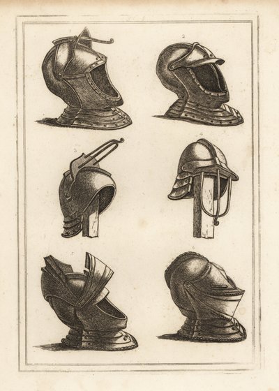 Helme aus dem Tower of London von Unbekannt