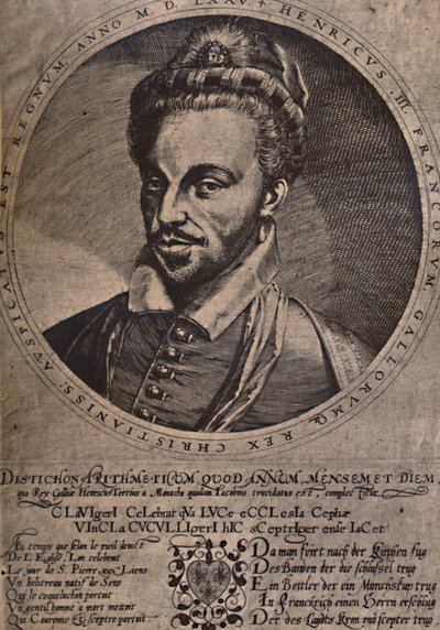 Heinrich III., König von Frankreich, 16. Jahrhundert von Unbekannt