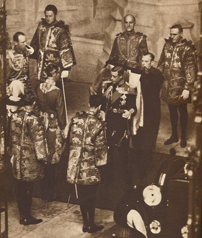 Sein erstes Parlament eröffnet, 1937 von Unbekannt