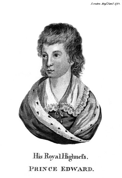 Seine Königliche Hoheit, Prinz Edward, 1782 von Unbekannt