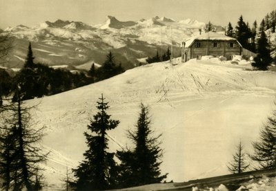 Hollhaus, Dachstein, Steiermark, Österreich, ca. 1935 von Unbekannt