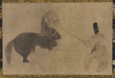 Pferd und Begleiter von Unbekannt