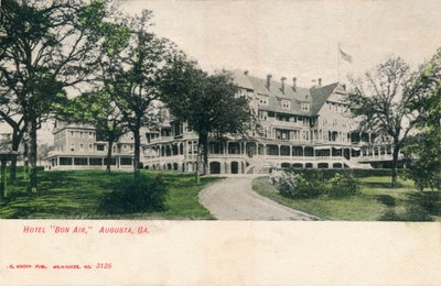 Hotel Bon Air, Augusta, Georgia, um 1910 von Unbekannt