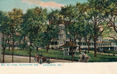 Hotel Bon Air, Augusta, Georgia, ca. 1910 von Unbekannt