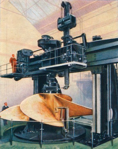 Große vertikale Bohrmaschine, 1938 von Unbekannt