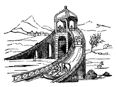 Eisberg, künstliche Schlittenbahn, Russland, 1836 von Unbekannt