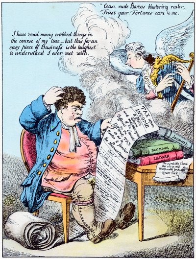 Einkommensteuer, 1798 von Unbekannt