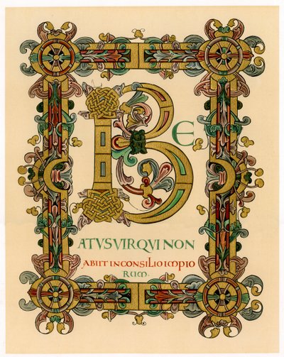 Initialbuchstabe B, 1012-1023 von Unbekannt