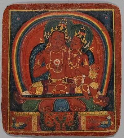 Initiationskarte Tsakalis: Amitabha, frühes 15. Jahrhundert von Unbekannt