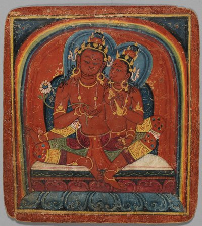 Initiationskarte Tsakalis: Chenresi Avalokiteshvara, frühes 15. Jahrhundert von Unbekannt
