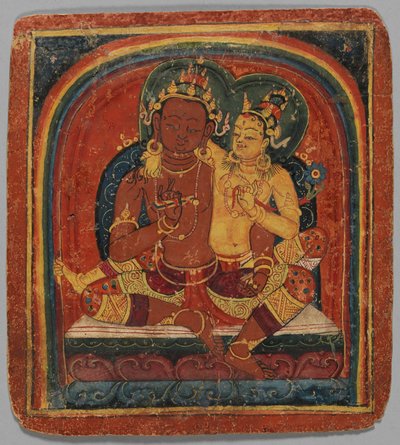 Initiationskarte Tsakalis: Nirvana Vishkambhin, frühes 15. Jahrhundert von Unbekannt