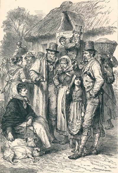 Irische Bauern, 1896 von Unbekannt