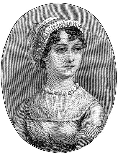 Jane Austen 1775-1817, englische Schriftstellerin von Unbekannt
